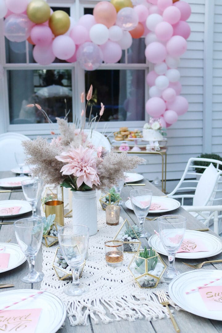 Boho Chic Sixteenth Birthday Party Celebration with all the details and party plans.  We did a sixteenth birthday photoshoot.  Perfect for any teenager turning 16! || Darling Darleen Top CT Lifestyle Blogger #sixteenthbirthday #sixteenthbirthdayparty