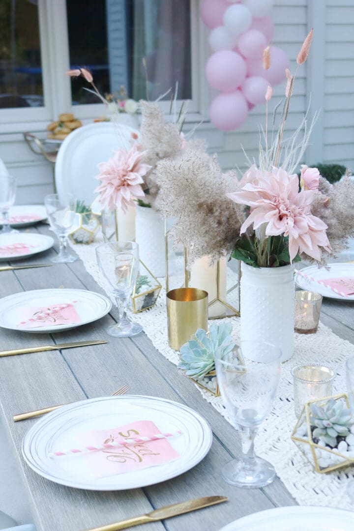 Boho Chic Sixteenth Birthday Party Celebration with all the details and party plans.  We did a sixteenth birthday photoshoot.  Perfect for any teenager turning 16! || Darling Darleen Top CT Lifestyle Blogger #sixteenthbirthday #sixteenthbirthdayparty