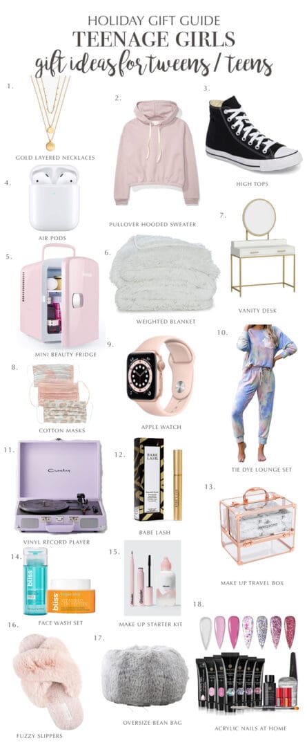 Rounding up the best gifts for your teenage girl this holiday season, gift guide for teenage girls, Christmas list for tween girls, presents for teenager girls, the best holiday gift guides for teenage girls || Darling Darleen Top Lifestyle Blogger #giftguide #holidaygiftguide