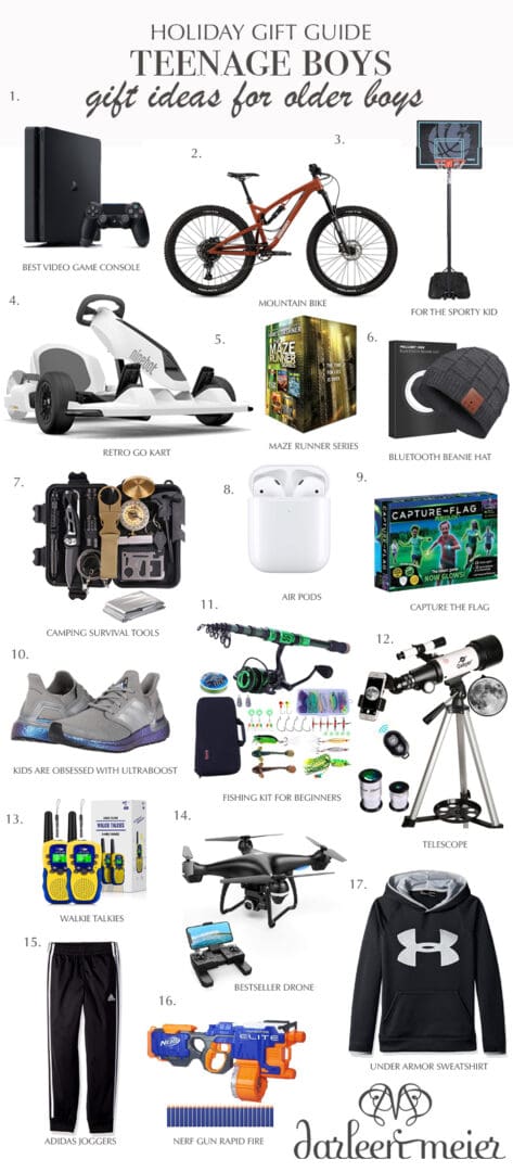 Gift guide for teenage boys, holiday gift shopping for teen boys, teen boys gift ideas, Christmas gifts for teenager boys, best seller gifts for teenager boys || Darling Darleen Top Lifestyle CT Blogger #holidaygiftguide #giftguide