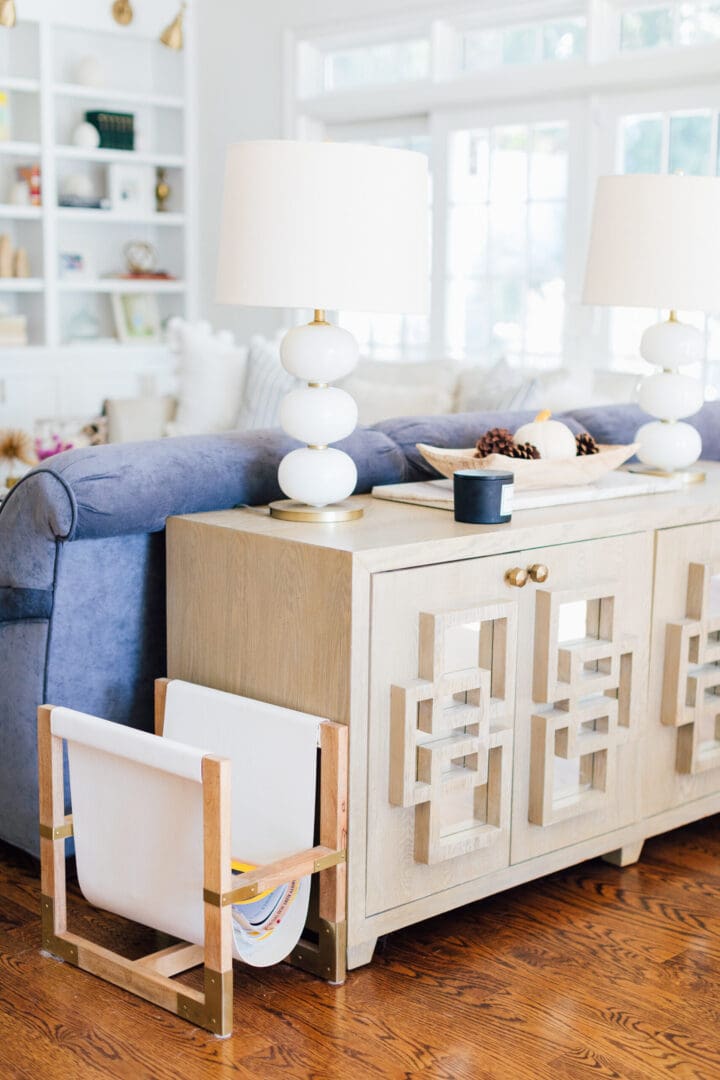 Our favorite sideboard in our family room! 10 favorite buffet sideboards cabinet credenza that will provide table top styling and a place to organize your home items. || Darling Darleen