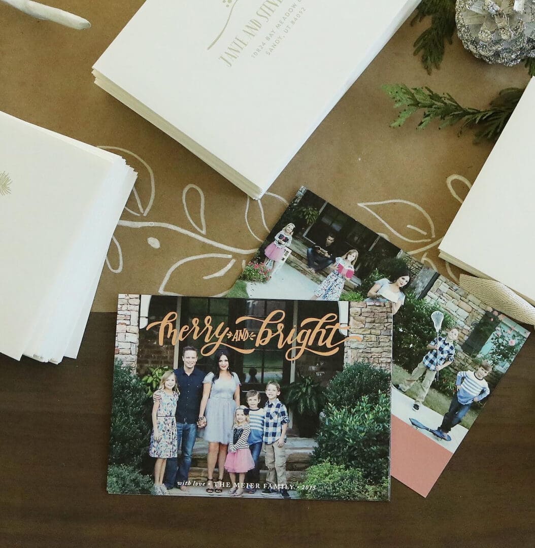 Minted Christmas Cards has the best print job, paper thickness and card designs. We love the discounts available and the quick shipping. Our Holiday cards come out great every year! Darling Darleen | Top CT Lifestyle Blogger #darlingdarleen #minted #holidaycards #christmascards