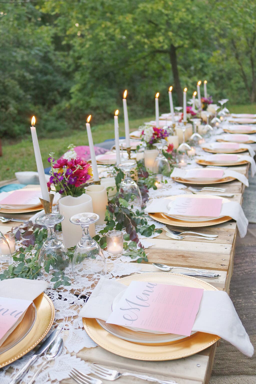 Bohemian backyard Dinner Party Darling Darleen A Lifestyle Design Blog