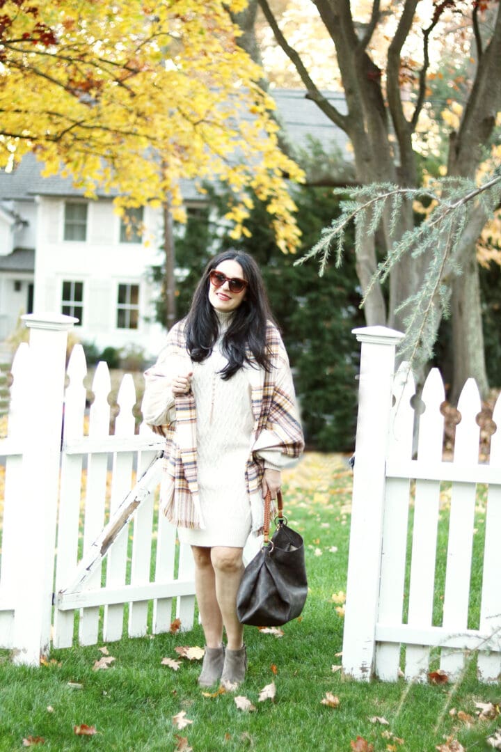The classic sweater dress every girl needs in her sweater. Also sharing 30 other sweater dress styles || Darling Darleen Top Lifestyle CT Blogger #sweaterdress