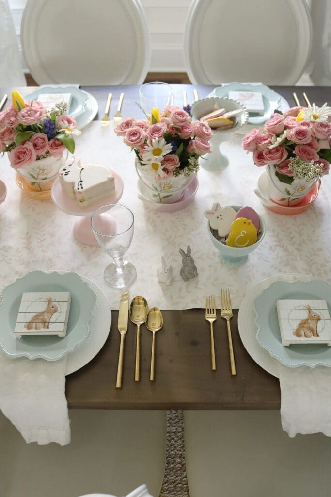 Spring Easter Table - Darling Darleen | A Lifestyle Design Blog