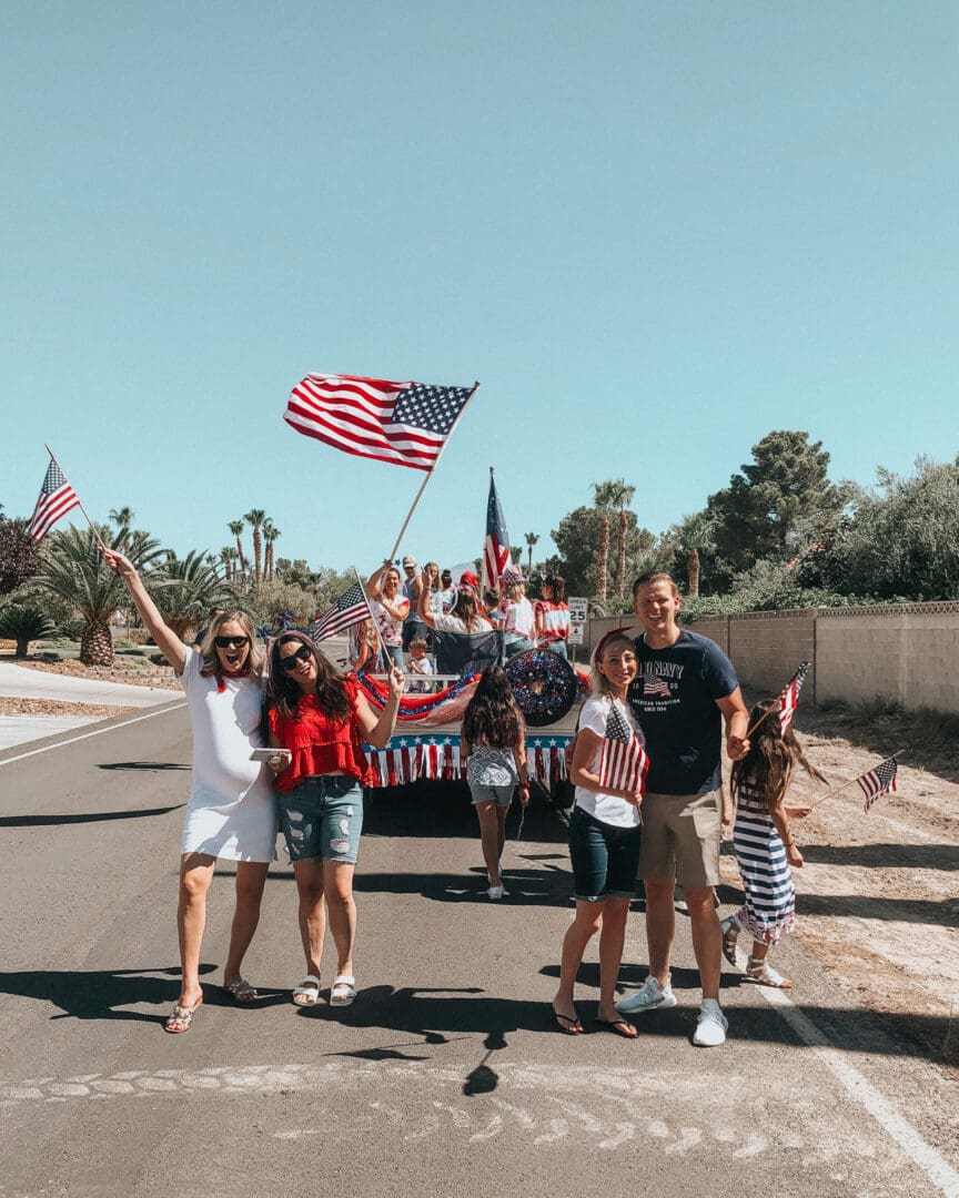 4th of July Outfit , fourth of July, red white and blue outfit, red dress, summer dress, patriotic dress, American flag, Bermuda shorts with red shirt || Darling Darleen Top Lifestyle CT Blogger  #4thofjuly #fourthofjuly