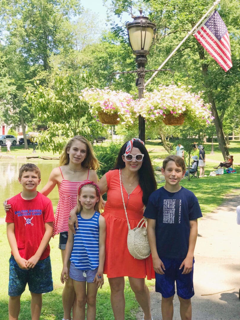 4th of July Outfit , fourth of July, red white and blue outfit, red dress, summer dress, patriotic dress, family 4th of July outfits || Darling Darleen Top Lifestyle CT Blogger #4thofjuly #fourthofjuly