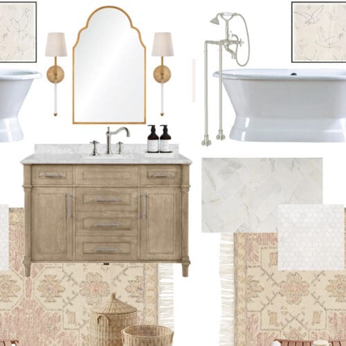 Master Bathroom Inspiration Board