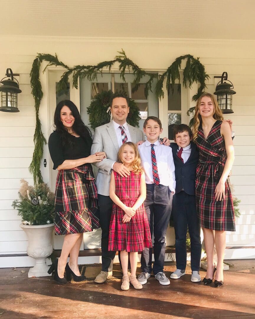 Get Fancy and In the Holiday Spirit with Your People by Wearing Your Christmas Family Plaids from dresses, ties or hand bands! || Darling Darleen CT Top Lifestyle Blogger #christmasplaid #plaidpattern #tartan
