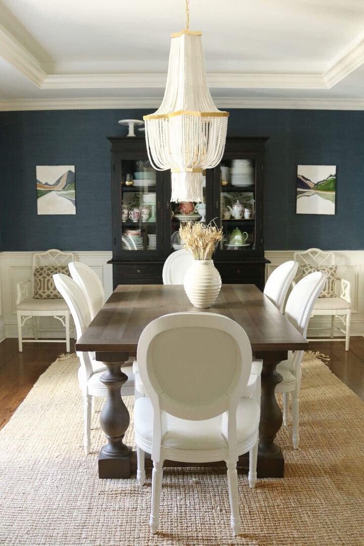 If you are thinking about making changes to your dining room, make sure to check out these Walmart Finds for Dining Room that are stylish! || Darling Darleen Top CT Lifestyle Blogger