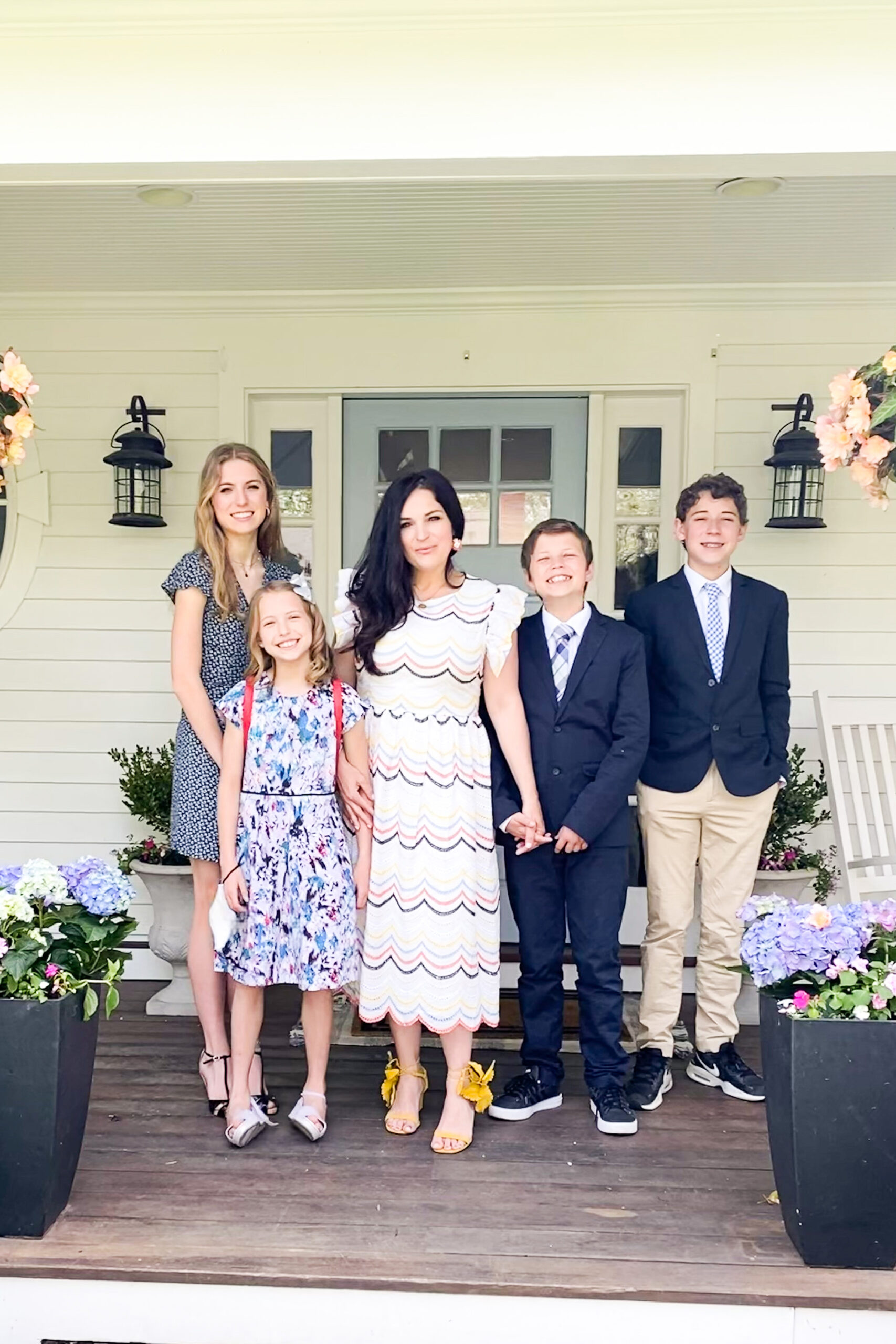 Sharing some of my favorite dress stores for Mother's Day that you can also match with your girls and boys. Perfect for spring also! || Darling Darleen Top CT Lifestyle Blogger #dressstores