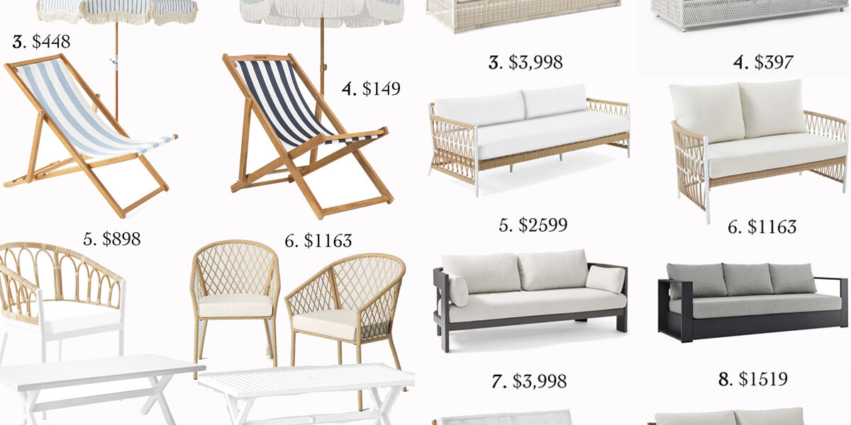Save or Splurge Outdoor Furniture