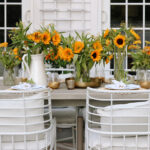 Sunflower Backyard Dinner