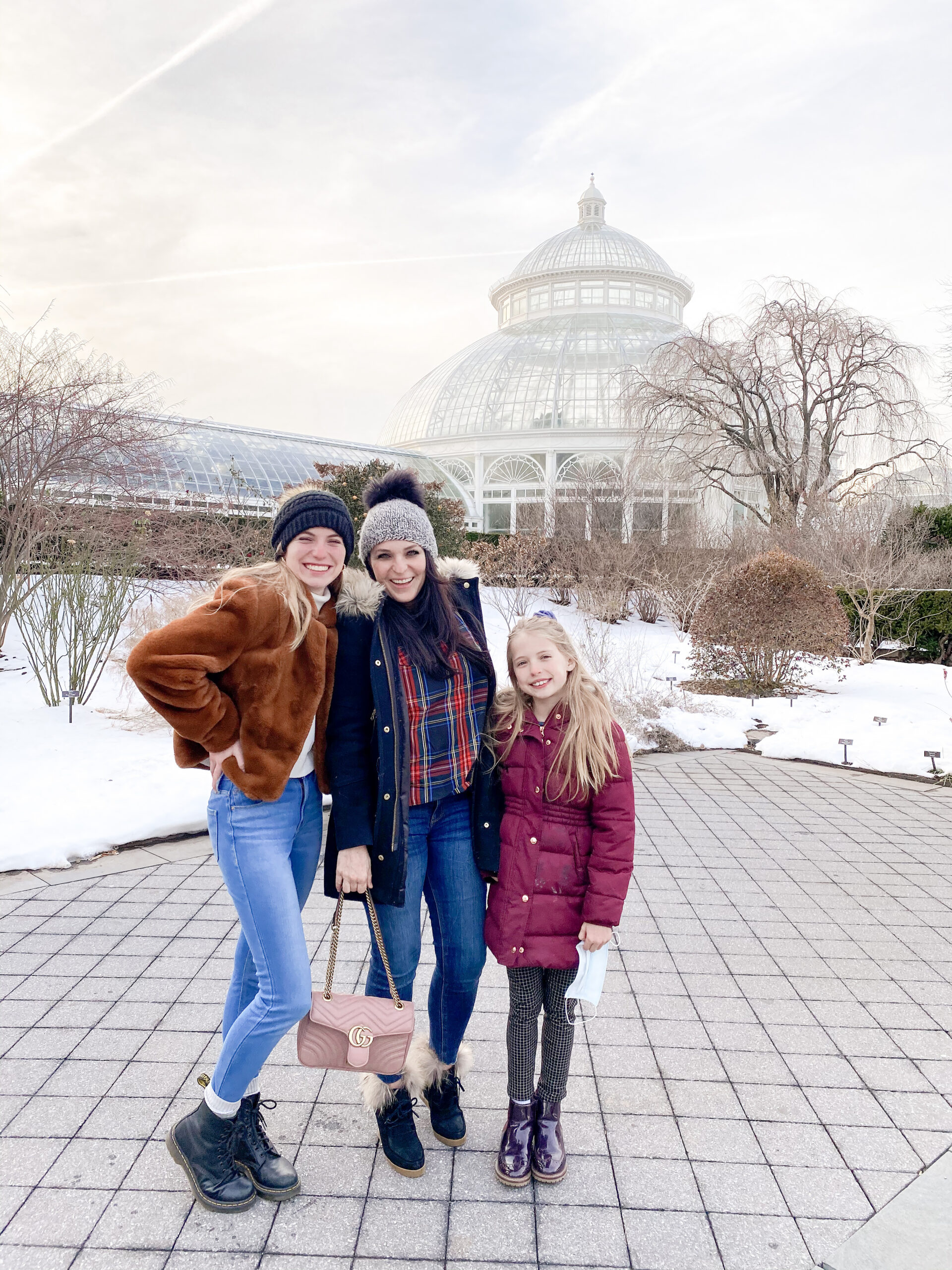 Christmas in New York City--Our Favorite Things to Do in New York City that will make your trip memorable, festive and of course magical! NY Botancial Park Darling Darleen Top Lifestyle blogger