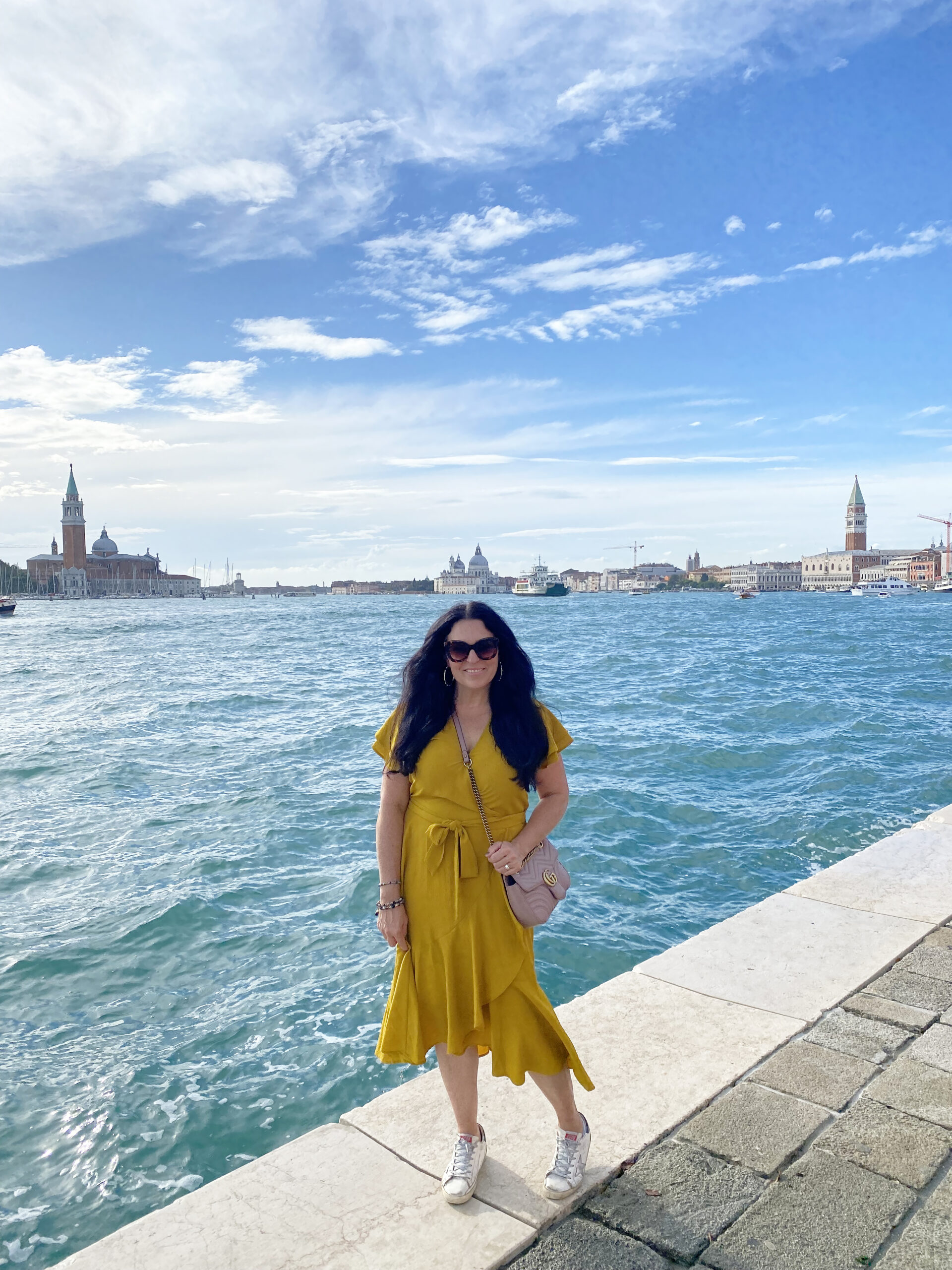 What I wore in Italy for a Fall vacation --What outfits I packed for our Fall vacation to Italy. Also sharing my shoes and bags that I packed to Italy. || Darling Darleen Top CT Lifestyle Blogger